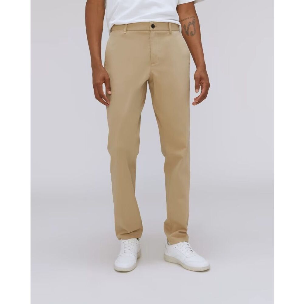 Everlane The Performance Chino Uniform Pants Slim Fit Trench Coat Khaki 29x32